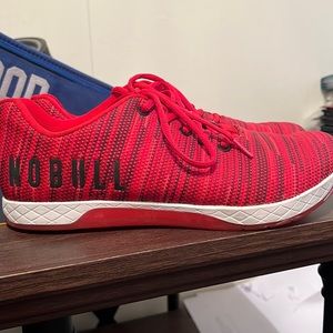 NOBULL red stripe CrossFit shoes
